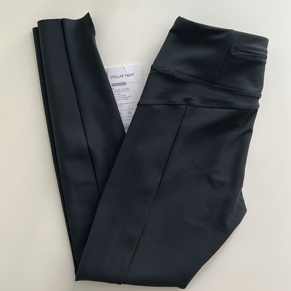 NWT Athleta Stellar Tight Pant Leggings Anthracite Grey Work Travel Size XS - Picture 8 of 13